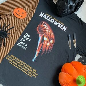 John Carpenters Halloween promo movie poster tee